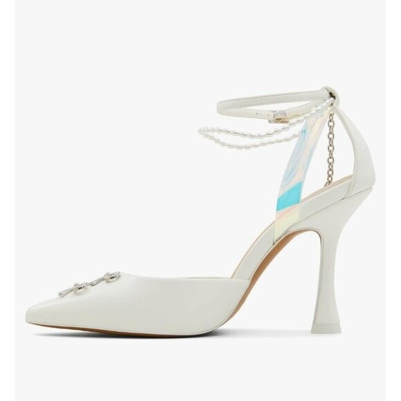 NEW! Women's Call It Spring White High Heel Pumps, Size 10 - Picture 2 of 12